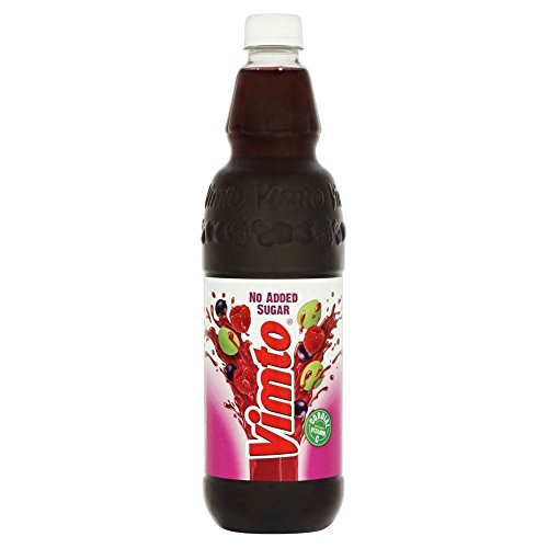 Vimto Original Fruit Juice Cordial No Added Sugar (1L) - Pack of 6