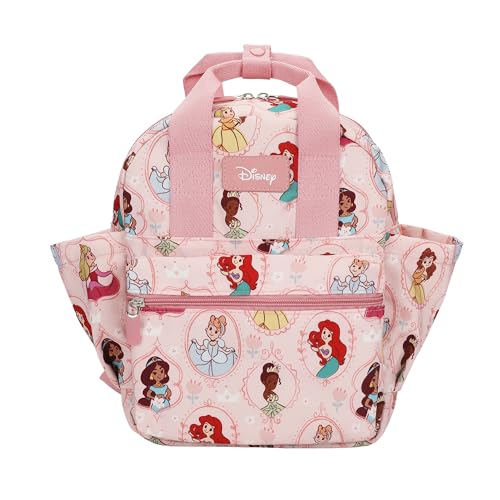 Disney Princesses All-Over Print 12 Toddler Backpack For Preschool Daycare And Travel