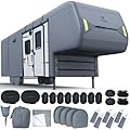 Fonzier 5th Wheel RV Cover Upgraded 6 Layers Heavy Duty RV Cover 40'1''-43' for Motorhome Weatherproof, Anti-UV, Rip-Stop, Breathable