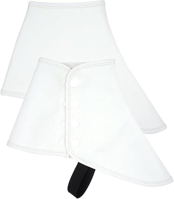 Gangster Spats for Men Roaring 20s White 1920s Accessories Gangster Spats Shoes Covers