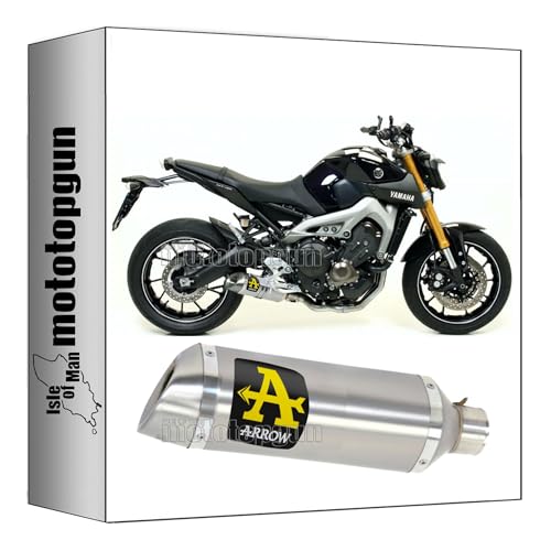 Echappement Arrow Thunder aluminium reduit le poids et ameliore le flux des gaz MT09