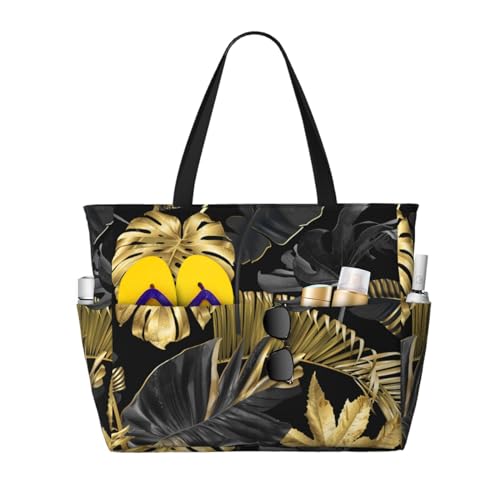Sac de plage grand volume : fini le manque de place avec ce cabas tropical