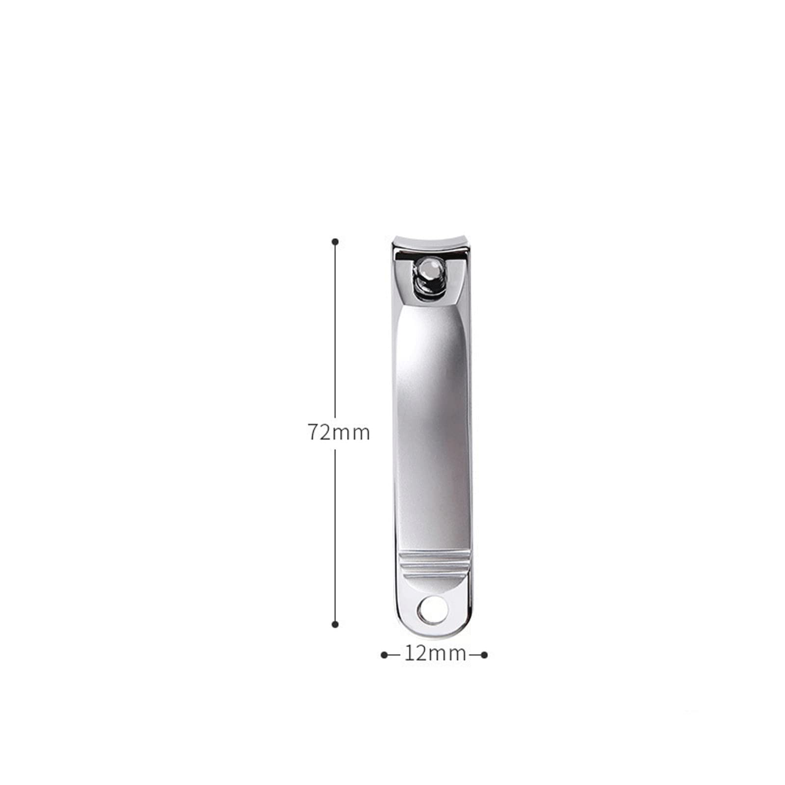 Set di tagliaunghie in acciaio inox, tagliaunghie per mani e piedi, tagliaunghie (argento, piccolo)