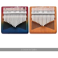 Mini Doigt Kalimba Pouce Piano 17 Touches Pouce Piano Kalimba en Bois Instrument De Musique Et Sac Portable Tuning… - Les Beatles, Paul McCartney, John Lennon, RIngo Starr, George Harrison Mini Doigt Kalimba Pouce Piano 17 Touches Pouce Piano Kalimba en Bois Instrument De Musique Et Sac Portable Tuning… – Image 2