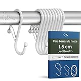 Blau Marité Pack de 10 Ganchos en S para Colgar – Gancho en forma de S con...