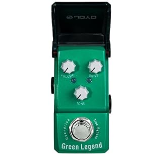 The joyo jf-319 green legend is exactly what it sounds like. an improved ts circuit. a cleaned up, less mid rangy muddy version of the original classic vintage overdrive sound that screams The flippable plastic cover is designed to protect your caref...