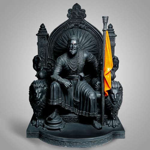 Image of Chatrapati Shivaji Maharaj Statue Big for Home, Mandir, Desk and Gifting - 10 Inches