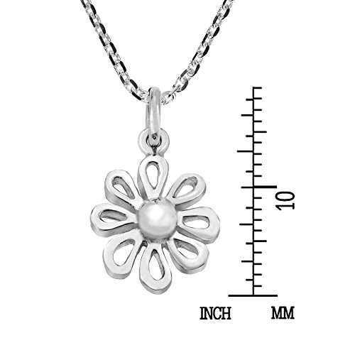 Collier en argent sterling pour femme, le cadeau idéal au motif floral délicat - 4