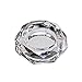 Produktbild Nosterappou Kristallglas schwere Zigarre Aschenbecher for Patio Glas Aschenbecher, Home & Kitchen Aschenbecher, dekorative Aschenbecher Fall for zu Hause und im Büro (Color : Silver)