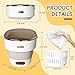 Portable Washing Machine 15L, Mini Washer with 4 Modes and Spin Basket, Large Capacity Laundry Washer Deep Cleaning for Underwear,Baby Clothes, Foldable Washing Machine for Apartments,Camping,Travel