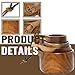 Wooden Measuring Cups and Spoons Set - Eco-Friendly Solid Acacia Wood, Laser Engraved Measurements, Perfect for Baking & Cooking - Ideal for Bakers, Chefs & Home Cooks（brown）