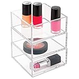 InterDesign Clarity Cosmetic Organizer for Vanity Cabinet to Hold Makeup, Beauty Products - 4