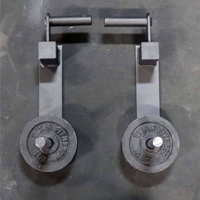 Titan Fitness Mini Farmer's Walk Handles with Standard Weight Posts Pair
