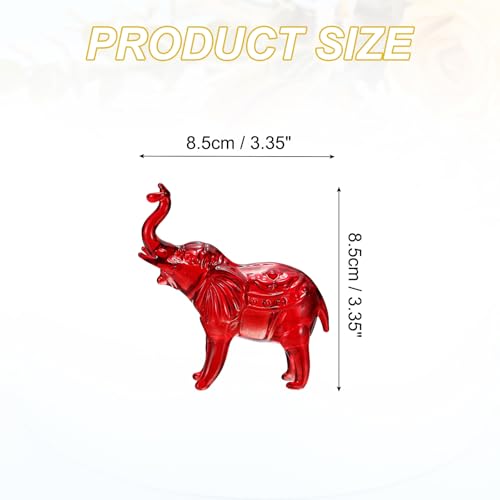 Figurine éléphant en cristal ciselé le cadeau de bureau et maison idéal