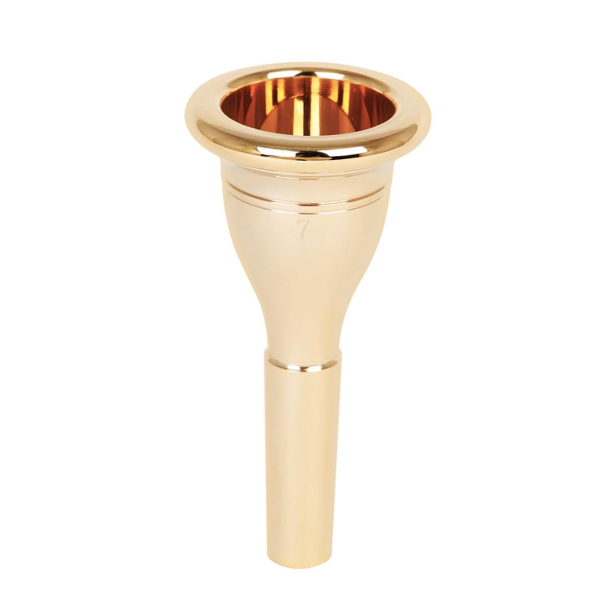 Tuba Mundstück aus Messing, Goldfarben, 1 Stück, 13, 3 Mm | Instrumentenzubehör, Cnc Beschichtet, Präzise Gefertigt, Geeignet als Ersatzteil