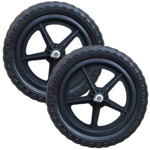 1 Paar Ersatz-Fahrradräder für Kinder, 12-Zoll-Laufrad, leichtes Reparaturzubehör für Fahrräder undâ€¦ – Miniatur