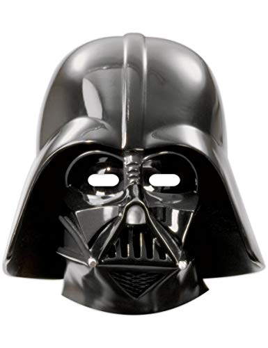 Unique Party-84167 Pasta Darth Vader infantil, cor preta, único (71972)