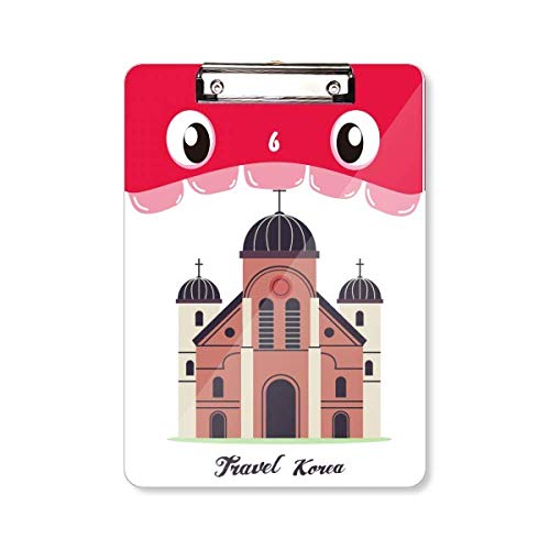 Plaque de support A4 avec pince pour prise de notes en église