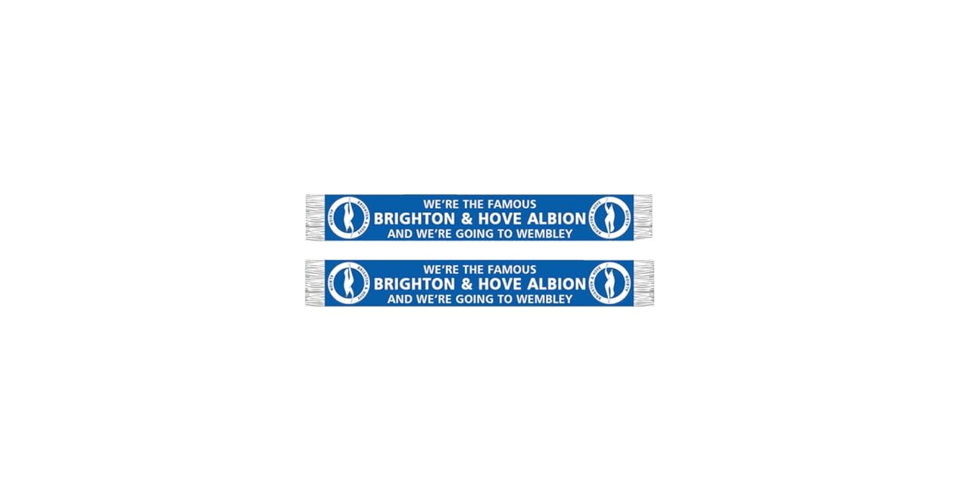 Brighton & Hove Albion サッカースカーフ Amazon.com: Brighton Scarf | Soccer Fan Scarf | Premium