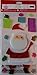 Holiday Time Gel Window Clings - Santa Claus