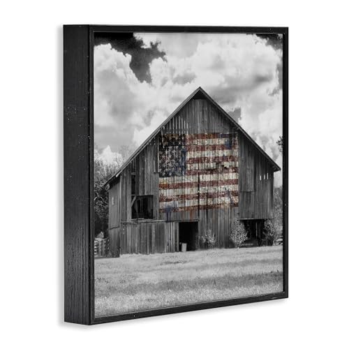 Tableau drapeau américain monochrome Stupell Industries impression giclée - 3