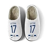 [ゆき] 大谷翔平 スリッパ 室内 ルームシューズ 冬 ボア 洗える 滑り止め 起毛 暖かい 歩きやすい メンズ レディース おしゃれ キャラクター