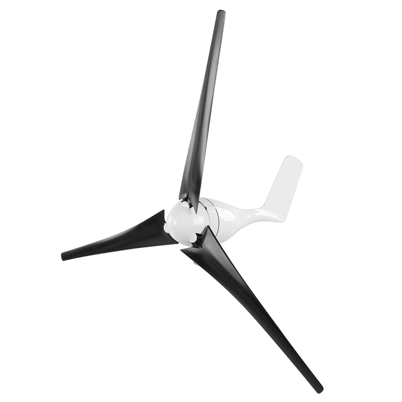 ViaGasaFamido Generador de Turbinas Eólicas de 100 W, Material de Aleación y Plástico, Aerogenerador de 3 Aspas para Uso Doméstico DC 12 V 24 V 48 (48V)