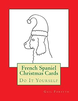 Paperback French Spaniel Christmas Cards: Do It Yourself Book