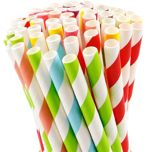 300 pitillos de papel patrióticos biodegradables 19.7 cm miniatura 1