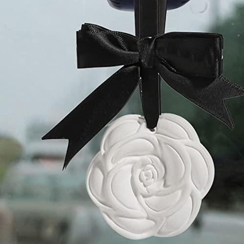 BENBEN Decoração de interiores de automóveis preto e branco aroma aleatório pingente de aromaterapia