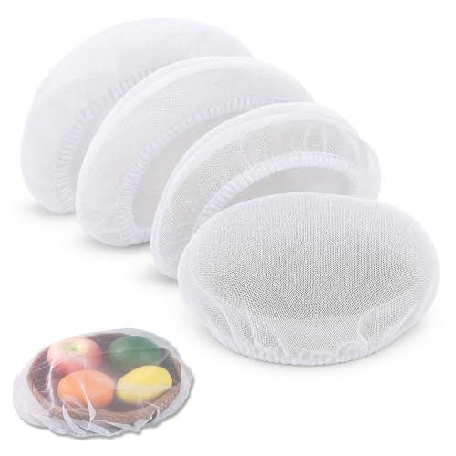 Lot de 4 housses alimentaires en maille de 20 à 30 cm
