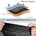 Heavy Duty Boat Cover for Crownline Finseeker 220 CC 2020 2021 2022 2023 2024 2025, All Weather Protection Trailerable Boat Cover, Boat Protection Tarp Covers with Storage Bag,A Black