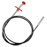 Matériau et dimensions : Fabriqué en acier inoxydable et en plastique PP, ce furet d'évier est durable, robuste, flexible et efficace. Grâce à ses outils de débouchage, il débouche efficacement les canalisations. La longueur du furet d'évier est d'environ 200 cm.