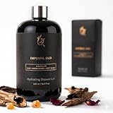 ROUH Imperial Oud Shower Gel – Luxury Body Wash for Men and Women with Long Lasting Arabian, Amber & Musk Fragrance, Moisturising and Refreshing Cleanser for All Skin Types, 500ml