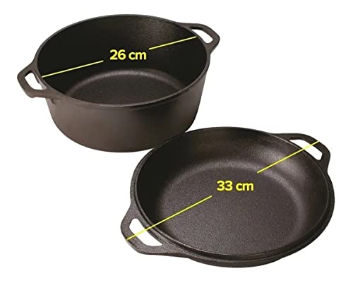 Conjunto Caçarola/frigideira Multiuso Libaneza 26 Cm 5,6 Lts