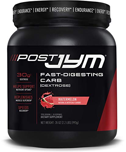 Post JYM Fast-Digesting Carb - Post-Workout Recovery Pure Dextrose JYM Supplement Science Watermelon Flavor, 30 Servings, Pink Post JYM Fast-Digesting Carb - Post-Workout Recovery Pure Dextrose JYM Supplement Science Watermelon Flavor, 30 Servings, Pink