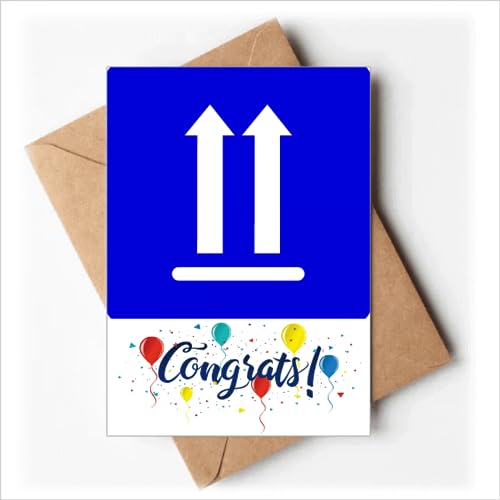 Enveloppes carrées bleues message de mariage et annonce de bonheur Upwards