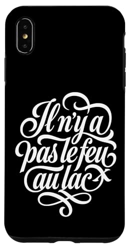 �t�����X�� Il n'y a pas le feu au lac �X�N���v�g �i�� �X�}�z�P�[�X iPhone XS Max �p