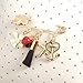 Genuine Azabache Crib Pin Jogger Brooch Peonia Angel Cross Pendants Amuletos de Protection