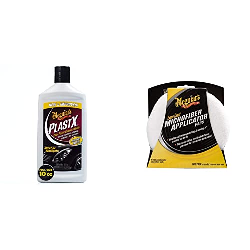 Meguiar's G12310EU Plast X renovateur optique et microfibres