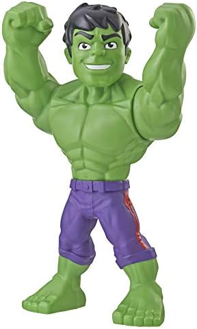 Playskool Heroes Marvel Super Hero Adventures Mega Mighties Hulk Collectible 10" Action Figure, Toys for Kids Ages 3 & Up