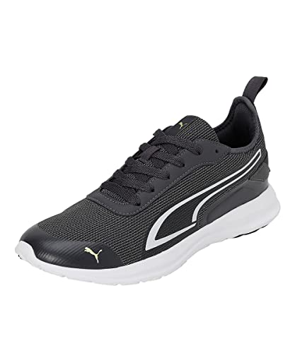 PUMA | Unleash Men's Sneakers | Asphalt-Light Lime-Nimbus Cloud | 10UK