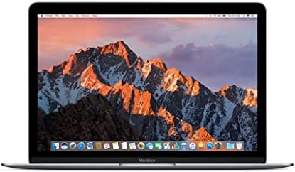 2017 Apple Macbook with 1.2GHz Intel Core m3 (12-inch, 8GB RAM, 256GB SSD Storage) Space Gray (Renewed)