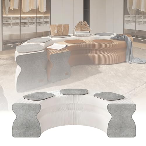 Banc extensible structure alvéolaire tabouret papier pliant blanc