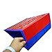 Tabletop Pocket Chart for Classroom, Small Double Sided Pocket Chart for Kids Learning at Home (Red-Blue)