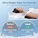 Vuteehy Cervical Neck Pillow for Pain Relief Sleeping, Neck Support Pillows for Sleeping with Cooling Pillowcase, Ergonomic Memory Foam Pillows