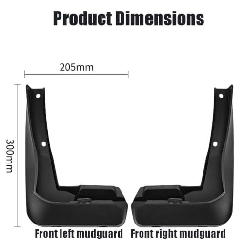 Garde-Boue pour Voiture de Haute Qualité Style Origine - 3