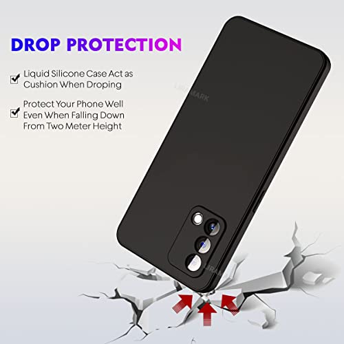 LIRAMARK Silicone Case for Oppo A74 4G, F19, F19s Silicone Black - Image 6