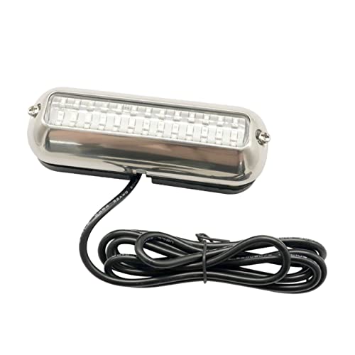 NAMOARLY Led Underwater Light for Boat Yacht Underwater Lights Waterproof Stainless Steel Lamp for Dec