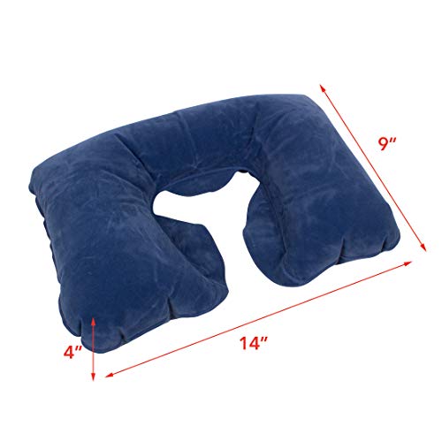 Almohada inflable para viaje compacta y cómoda miniatura 3